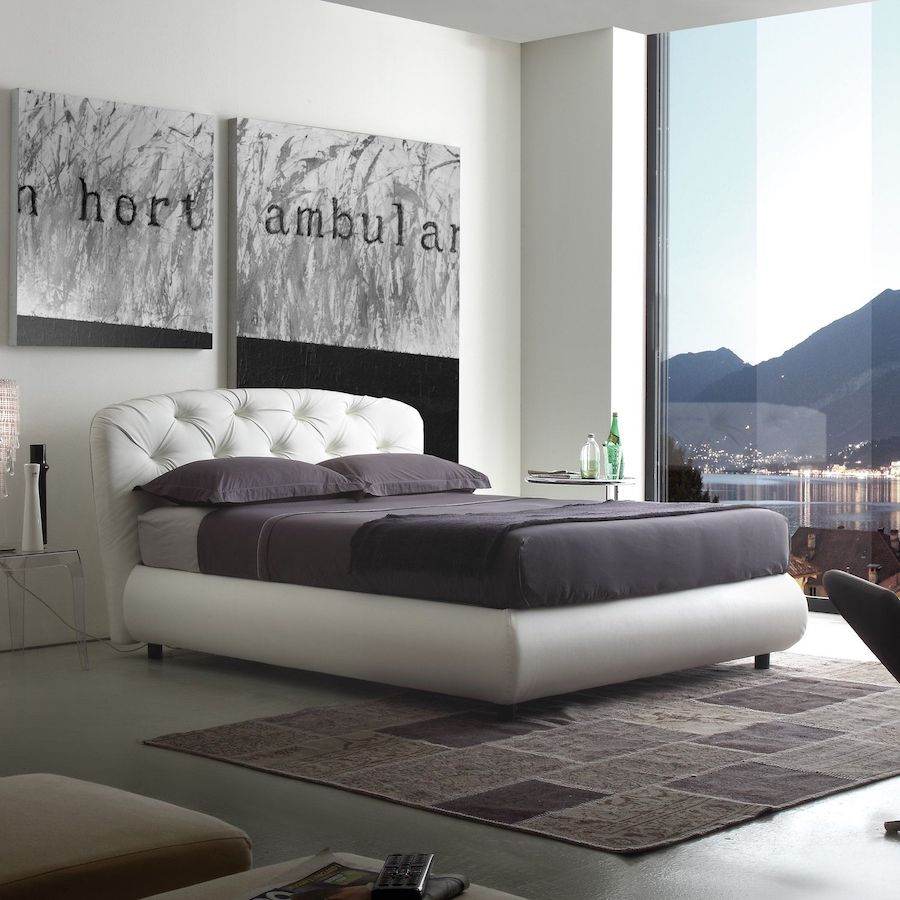 Letto con contenitore Vilmos chiuso